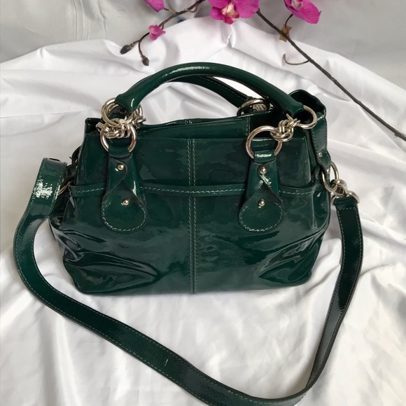 Escada Sport Patent Leather Handbag Made in Italy - Picture 5 of 6